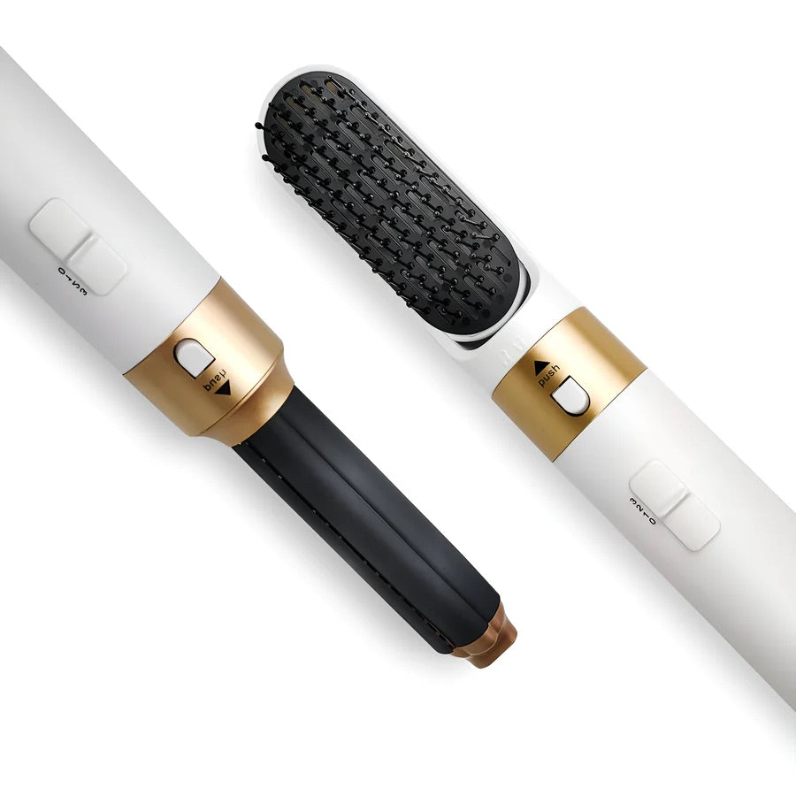 White/Gold 5-in-1 Hair Uni styler